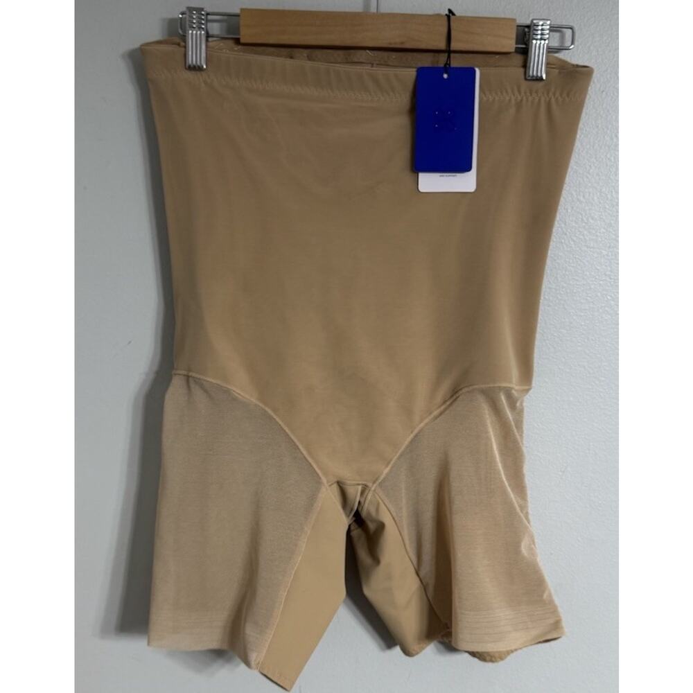 Honeylove Shapewear Women's Size XL SuperPower Shorts Sand Beige Compression NEW